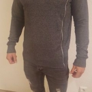 NEUER Herren Pullover - Eclipse - Grau - Gr. M