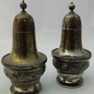 Salz-und Pfefferstreuer Salzdose Saliere Salzbüchse Sterling Silber 93 Gramm !!!