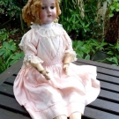 27" GERMAN ARMAND MARSEILLE 390 BISQUE DOLL