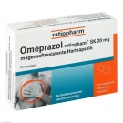 Omeprazol ratiopharm SK 20 mg magensaftresistent Hartkapseln