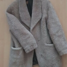 Lammfellmantel Gr.S /M klassischer Schnitt,  Beige