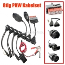 8tlg PKW Kabelset OBD Diagnoseadapter Auto Profi  CDP+ Pro schwarz
