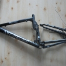 26 zoll MTB Wheeler Fully Rahmen RH 17,5" 44 cm Alu mattgrau-grau Hornet 20