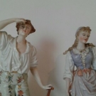 Antiquité Paire De Figurine-Porcelaine De Paris-Samson ? Antique Pair Of Porce