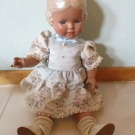 Alte Schildkröt Puppe Rep 56 / 00251 Schildkrötpuppe ca.56 cm