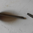 Aufzugrohr 6mm Lorch Schmidt & Co für Uhrmacherdrehbank mit Spanzange.