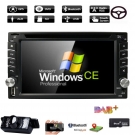 Autoradio Navigation MIT Doppel 2DIN GPS Navi Bluetooth USB MP3 DVD CD SD 6.2''
