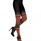 CRÖNERT Damen Strumpfhose Strickstrumpfhose Multiringel 72802