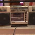 Philips Ghettoblaster,vintage,radio Und Cassette