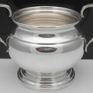 216g STERLING SILVER SUGAR BOWL - SHEFFIELD 1971 - COOPER BROS - VINTAGE