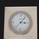 Vintage 1980’s R J Carr Solid Silver 925 Frame Table Quartz Clock 10cm X 10cm