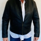 Armani Jeans Lederjacke Gr. 58