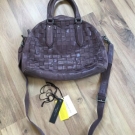 Liebeskind Adriana silky dark brown Handtasche Leder Original
