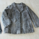 Damen-Persianerjacke, Marke Swaga, gefüttert, Gr. 40/42, grau,  guter Zustand