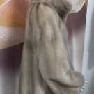 100% echter Nerz++SAGA MINK++Jacke++Damen++Gr.40/42++perlmut grau++TOP!+++