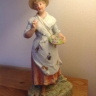 Antique German Gebruder Heubach Bisque Porcelain  Figurine~ Approx 32cm~Rare