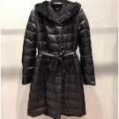 'S Max Mara  Wendemantel DAUNEN+ PERSIANER OPTIK 34/36 Kapuze Schwarz Blogger 