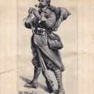 PROPAGANDA GG1  Patriotique carte tissée On les aura M.Mahut