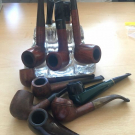 Tabakpfeifen Konvolut 11 Pfeifen Jensen Ben Wade Masta Lars Denmark Pipes Pfeufe