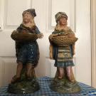 Brothers Urbach Pair of Figures Peasant Boy And Girl