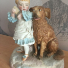 LARGE FIGURE "DON'T BE GREEDY" BY R&L ROBINSON & LEADBEATER