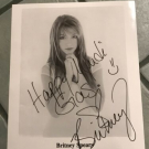 Britney Spears "Grand Marshall" Autographed Photo Mardi Gras Endymion 2000