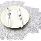 MANGATA Silber Blätter platzset (4er Set)