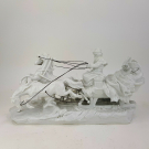 Scheibe Alsbach Napoleon Flucht Kutsche Porzellan Figur Porzellanfigur Pferde