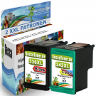 2x Druckerpatronen für HP 336 342 XL PhotoSmart 2575 C3100 Deskjet 5440 PSC 1510