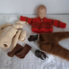 verschiedene Puppenteile Größe  28 cm  Heubach