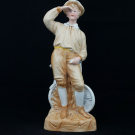 Heubach Figure Man Looking In The Distance