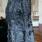 Mantel Persianer Jacke Gr. 38 40 echt Fell Pelz schwarz zum Basteln