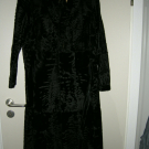 ausgefallener schöner Pelzmantel Mantel Persianer Breitschwanz ? Schwarz 