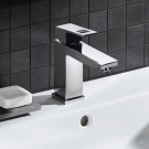 Grohe Eurocube Einhand-Waschtischbatterie, M-Size mit Ablaufgarnitur