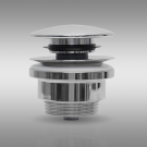 PREMIUM Universal Ablaufventil mit Staufunktion chrom