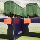 Piko H0 2 ged Güterwagen in OVP (EG) C1962