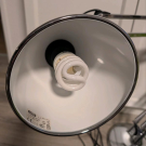 Original Luxo L-1 / L1 Schreibtischlampe Designklassiker chrome Standfuß